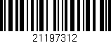 Código de barras (EAN, GTIN, SKU, ISBN): '21197312'