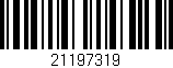 Código de barras (EAN, GTIN, SKU, ISBN): '21197319'