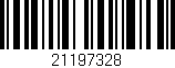 Código de barras (EAN, GTIN, SKU, ISBN): '21197328'