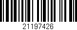 Código de barras (EAN, GTIN, SKU, ISBN): '21197426'