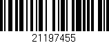 Código de barras (EAN, GTIN, SKU, ISBN): '21197455'