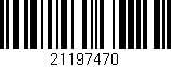 Código de barras (EAN, GTIN, SKU, ISBN): '21197470'