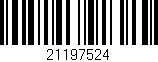 Código de barras (EAN, GTIN, SKU, ISBN): '21197524'