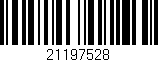 Código de barras (EAN, GTIN, SKU, ISBN): '21197528'