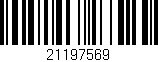Código de barras (EAN, GTIN, SKU, ISBN): '21197569'