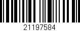 Código de barras (EAN, GTIN, SKU, ISBN): '21197584'