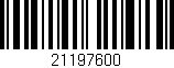 Código de barras (EAN, GTIN, SKU, ISBN): '21197600'