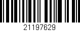 Código de barras (EAN, GTIN, SKU, ISBN): '21197629'