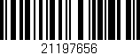 Código de barras (EAN, GTIN, SKU, ISBN): '21197656'