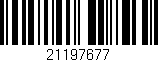 Código de barras (EAN, GTIN, SKU, ISBN): '21197677'