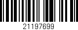 Código de barras (EAN, GTIN, SKU, ISBN): '21197699'