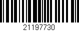 Código de barras (EAN, GTIN, SKU, ISBN): '21197730'