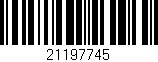 Código de barras (EAN, GTIN, SKU, ISBN): '21197745'