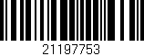 Código de barras (EAN, GTIN, SKU, ISBN): '21197753'