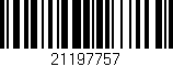 Código de barras (EAN, GTIN, SKU, ISBN): '21197757'