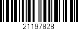 Código de barras (EAN, GTIN, SKU, ISBN): '21197828'