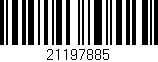 Código de barras (EAN, GTIN, SKU, ISBN): '21197885'