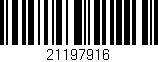 Código de barras (EAN, GTIN, SKU, ISBN): '21197916'