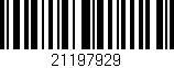 Código de barras (EAN, GTIN, SKU, ISBN): '21197929'