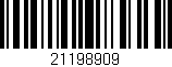 Código de barras (EAN, GTIN, SKU, ISBN): '21198909'