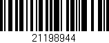 Código de barras (EAN, GTIN, SKU, ISBN): '21198944'
