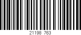 Código de barras (EAN, GTIN, SKU, ISBN): '21198/763'