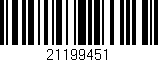 Código de barras (EAN, GTIN, SKU, ISBN): '21199451'