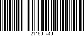 Código de barras (EAN, GTIN, SKU, ISBN): '21199/449'