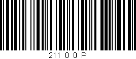 Código de barras (EAN, GTIN, SKU, ISBN): '211_0_0_P'