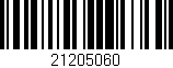 Código de barras (EAN, GTIN, SKU, ISBN): '21205060'