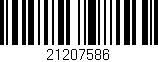 Código de barras (EAN, GTIN, SKU, ISBN): '21207586'