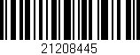 Código de barras (EAN, GTIN, SKU, ISBN): '21208445'
