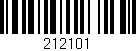 Código de barras (EAN, GTIN, SKU, ISBN): '212101'