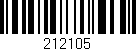 Código de barras (EAN, GTIN, SKU, ISBN): '212105'