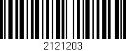 Código de barras (EAN, GTIN, SKU, ISBN): '2121203'