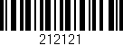 Código de barras (EAN, GTIN, SKU, ISBN): '212121'