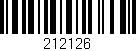 Código de barras (EAN, GTIN, SKU, ISBN): '212126'