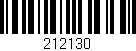 Código de barras (EAN, GTIN, SKU, ISBN): '212130'