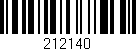 Código de barras (EAN, GTIN, SKU, ISBN): '212140'