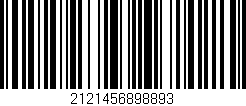 Código de barras (EAN, GTIN, SKU, ISBN): '2121456898893'
