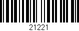 Código de barras (EAN, GTIN, SKU, ISBN): '21221'