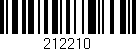 Código de barras (EAN, GTIN, SKU, ISBN): '212210'