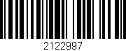 Código de barras (EAN, GTIN, SKU, ISBN): '2122997'
