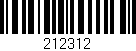 Código de barras (EAN, GTIN, SKU, ISBN): '212312'