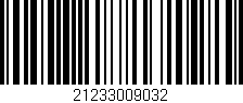 Código de barras (EAN, GTIN, SKU, ISBN): '21233009032'