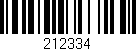 Código de barras (EAN, GTIN, SKU, ISBN): '212334'