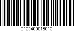 Código de barras (EAN, GTIN, SKU, ISBN): '2123400015813'