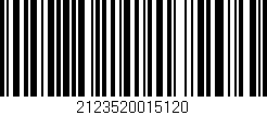 Código de barras (EAN, GTIN, SKU, ISBN): '2123520015120'