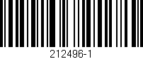 Código de barras (EAN, GTIN, SKU, ISBN): '212496-1'