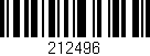 Código de barras (EAN, GTIN, SKU, ISBN): '212496'